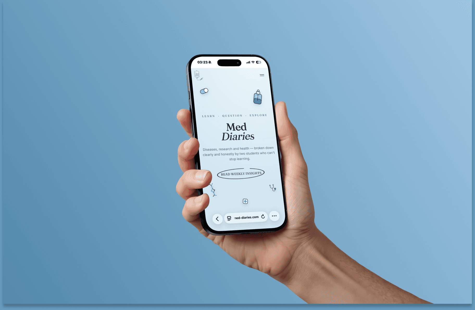 Med Diaries, medical-education website
